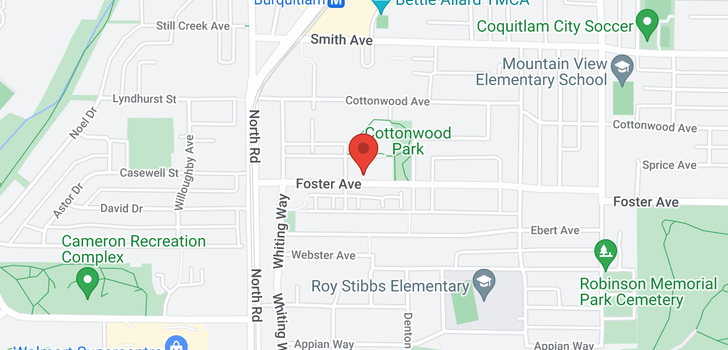 map of 412 545 FOSTER AVENUE